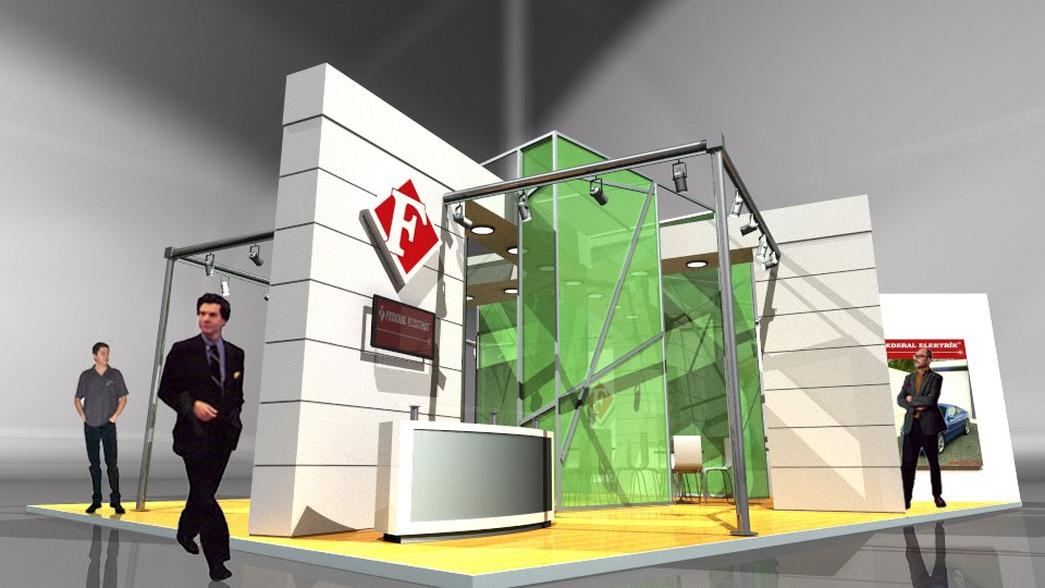 Federal Elektrik 2008 Fuar Stand Tasarımı 